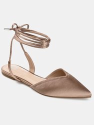 Journee Collection Women's Tru Comfort Foam Theia Flat  - Taupe