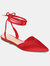Journee Collection Women's Tru Comfort Foam Theia Flat  - Red