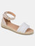 Journee Collection Women's Tru Comfort Foam Tristeen Sandal - White