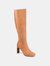 Journee Collection Women's Tru Comfort Foam Wide Calf Elisabeth Boot - Tan