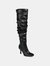 Journee Collection Women's Tru Comfort Foam Wide Calf Kindy Boot - Black