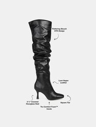 Journee Collection Women's Tru Comfort Foam Wide Calf Kindy Boot