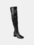 Journee Collection Women's Tru Comfort Foam Wide Calf Melika Boot - Black