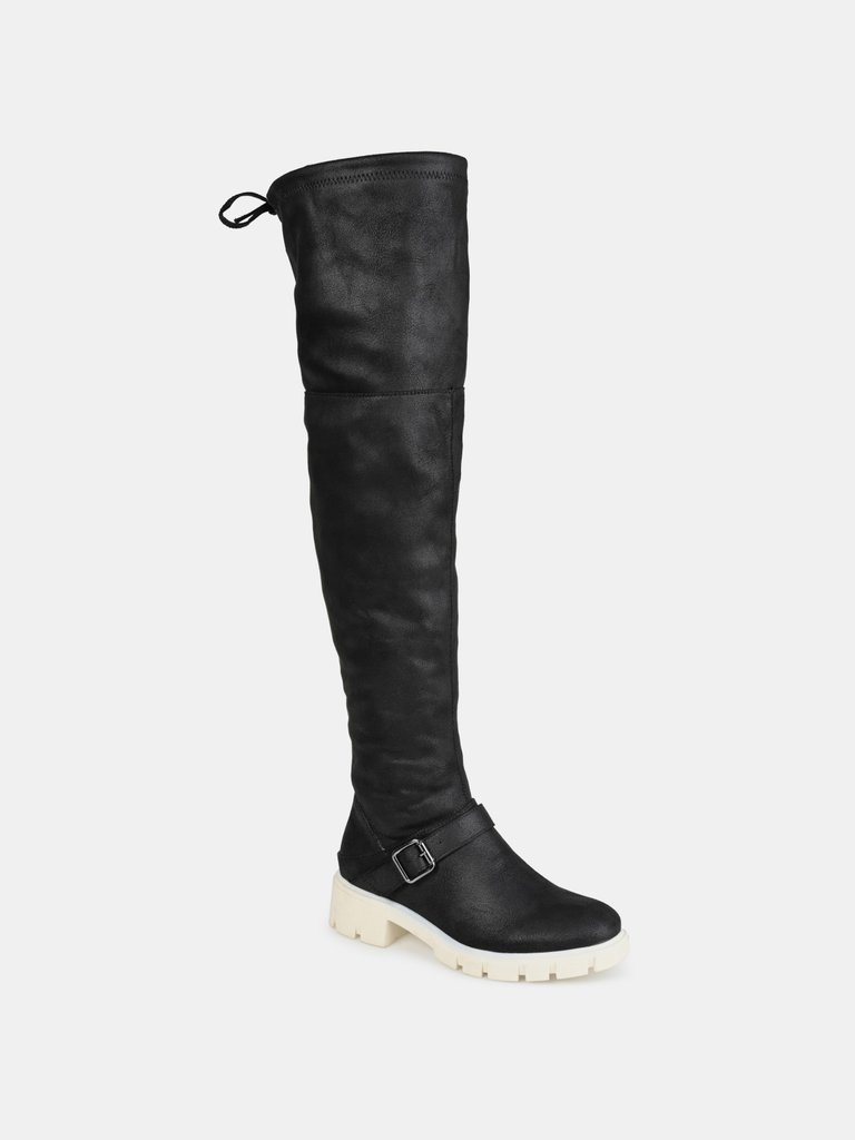 Journee Collection Women's Tru Comfort Foam Wide Calf Salisa Boot - Black