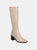 Journee Collection Women's Tru Comfort Foam Wide Calf Winny Boot - Taupe