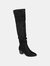 Journee Collection Women's Tru Comfort Foam Wide Calf Zivia Boot - Black