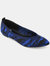 Journee Collection Women's Tru Comfort Foam Wide Width Karise Flat - Blue