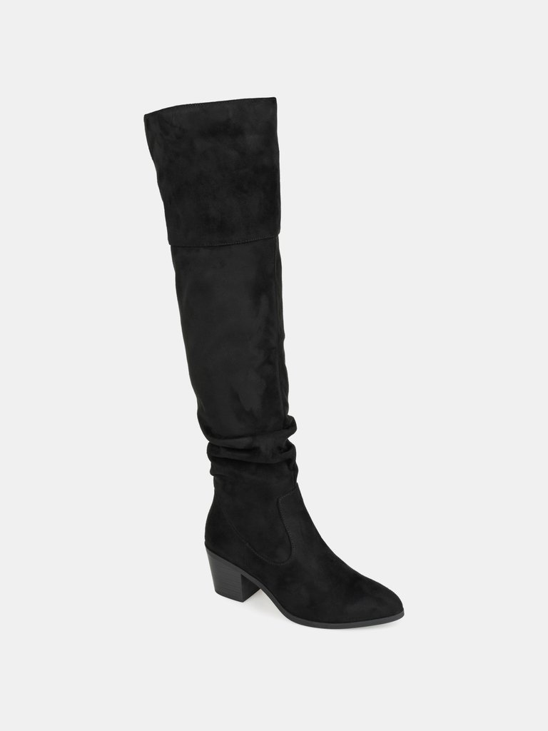 Journee Collection Women's Tru Comfort Foam Zivia Boot  - Black