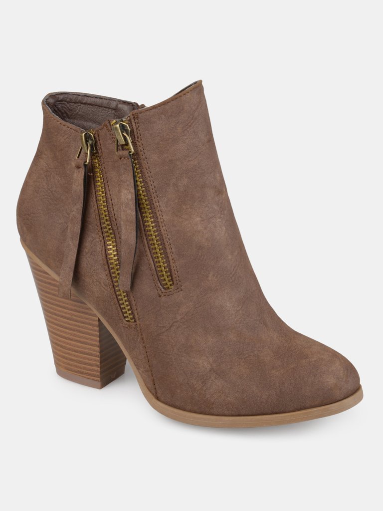 Journee Collection Women's Vally Bootie - Brown