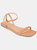 Journee Collection Women's Veena Sandal  - Mocha