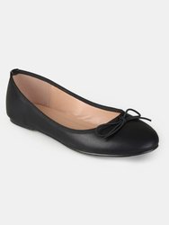 Journee Collection Women's Vika Flat - Black