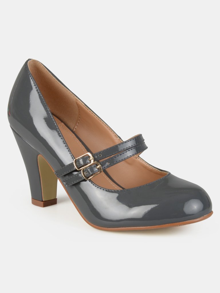 Journee Collection Women's Wendy-09-1 Pump - Grey