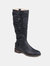 Journee Collection Women's Wide Calf Carly Boot - Navy