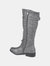 Journee Collection Women's Wide Calf Harley Boot