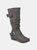 Journee Collection Women's Wide Calf Jester-01 Boot - Grey