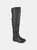 Journee Collection Women's Wide Calf Kane Boot - Black