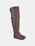Journee Collection Women's Wide Calf Kane Boot - Brown