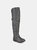 Journee Collection Women's Wide Calf Kane Boot - Grey