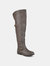 Journee Collection Women's Wide Calf Kane Boot - Taupe