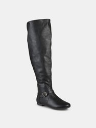 Journee Collection Women's Wide Calf Loft Boot - Black