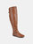 Journee Collection Women's Wide Calf Loft Boot - Chestnut