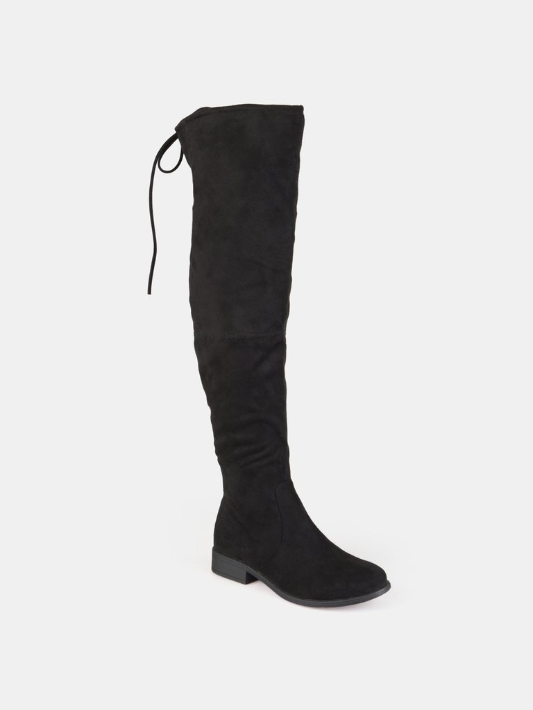 Journee Collection Women's Wide Calf Mount Boot - Black