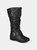 Journee Collection Women's Wide Calf Paris Boot - Black