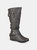 Journee Collection Women's Wide Calf Paris Boot - Grey