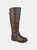 Journee Collection Women's Wide Calf Spokane Boot - Brown