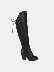 Journee Collection Women's Wide Calf Spritz-P Boot