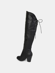 Journee Collection Women's Wide Calf Spritz-P Boot