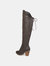 Journee Collection Women's Wide Calf Spritz-P Boot