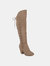 Journee Collection Women's Wide Calf Spritz-S Boot - Taupe
