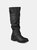 Journee Collection Women's Wide Calf Stormy Boot - Black