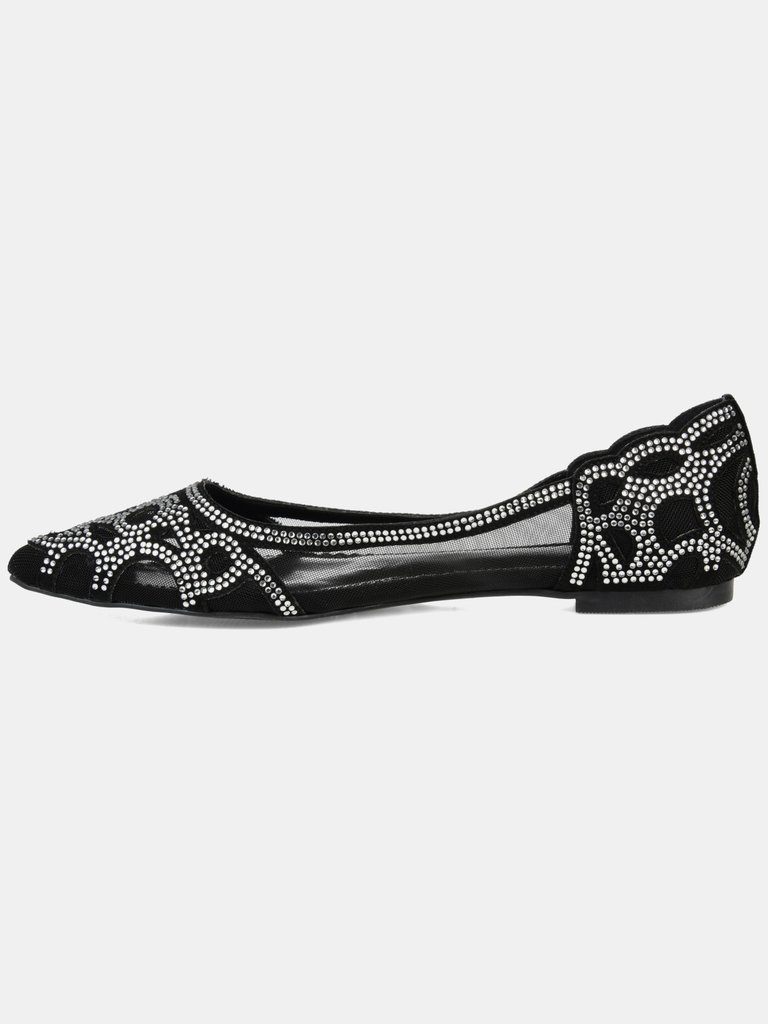 Journee Collection Women's Wide Width Batavia Flat