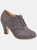 Journee Collection Women's Wide Width Leona Bootie  - Grey