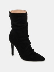 Journee Collection Women's Wide Width Markie Bootie - Black