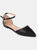 Journee Collection Women's Wide Width Reba Flat - Black