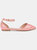 Journee Collection Women's Wide Width Reba Flat