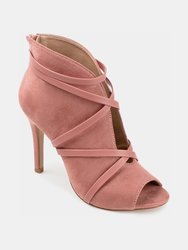 Journee Collection Women's Wide Width Samara Bootie - Blush