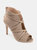 Journee Collection Women's Wide Width Samara Bootie - Taupe