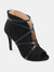 Journee Collection Women's Wide Width Samara Bootie - Black