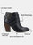 Journee Collection Women's Wide Width Strap Bootie