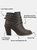 Journee Collection Women's Wide Width Strap Bootie