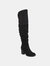 Journee Collection Women's Wide Width Wide Calf Kaison Boot - Black