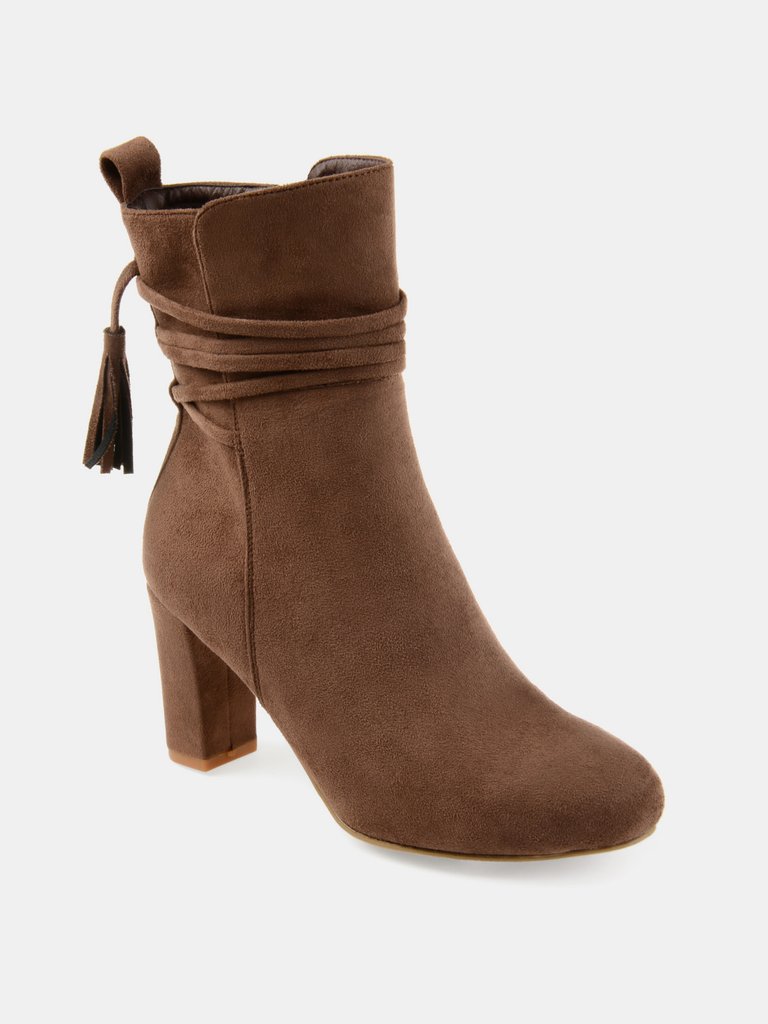 Journee Collection Women's Zuri Bootie - Taupe