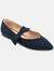 Women's Aizlynn Wide Width Flat - Navy