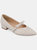 Women's Cait Wide Width Flats - Taupe