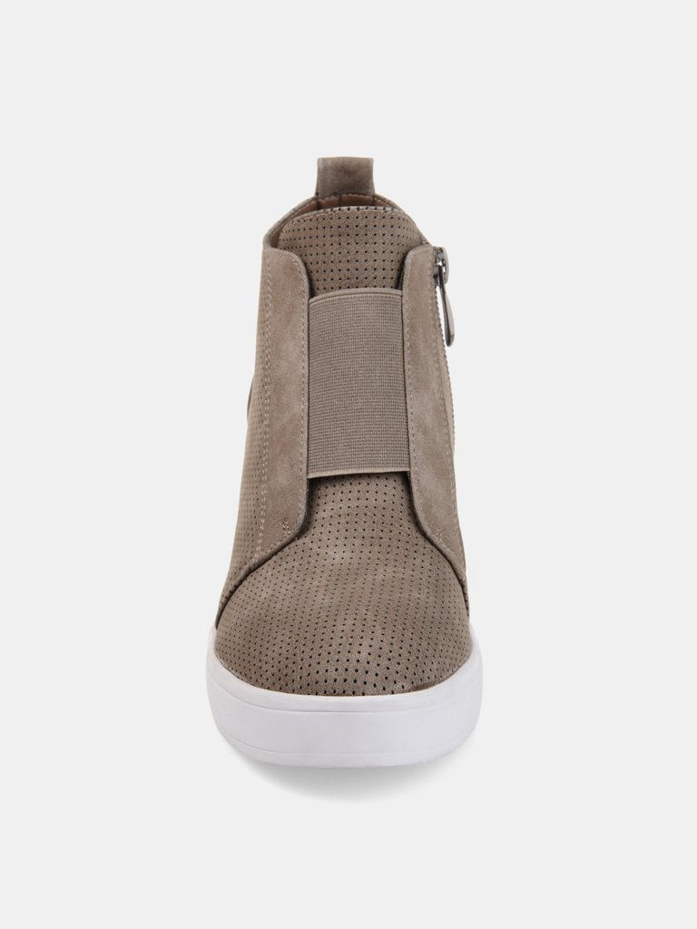 Women's Clara Sneaker Wedge  - Taupe