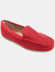 Women's Comfort Wide Width Halsey Loafer  - Red